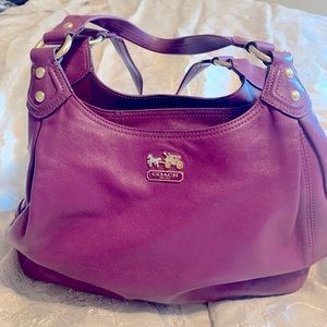 Purple Coach Handbag
